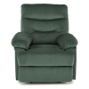 Polohovací křeslo Josh, tmavě zelená