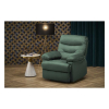 Polohovací křeslo Josh, tmavě zelená