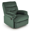 Polohovací křeslo Josh, tmavě zelená