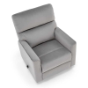 Polohovací křeslo Nick, šedá