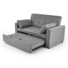 Rozkládací pohovka Ace, dvojsedák, šedá
