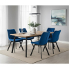 Jídelní židle Oleg, modrá