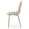Jídelní židle Zina, béžová / přírodní dřevo