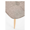 Jídelní židle Zina, béžová / přírodní dřevo