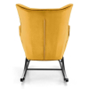 Houpací křeslo Bazalto, žlutá