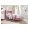 Postel Gianna 90 x 200 cm, růžová