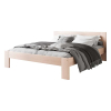 Postel Lucille 160 x 200 cm, přírodní dřevo