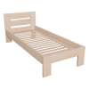 Postel Lucille 90 x 200 cm, přírodní dřevo
