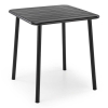 Jídelní stůl Asher, čtverec, černá