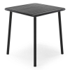 Jídelní stůl Asher, čtverec, černá