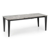 Jídelní stůl Jonathan, šedá / černá