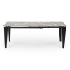 Jídelní stůl Jonathan, šedá / černá