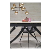 Jídelní stůl Sublime, mramor / černá