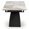 Jídelní stůl Sublime, mramor / černá