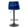 Barová židle Kinsley, modrá / černá