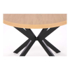 Jídelní stůl Pildora, dub zlatý / černá
