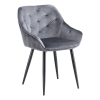 Jídelní židle Lain, šedá