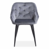 Jídelní židle Lain, šedá