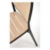 Jídelní židle Josie, hnědá / černá