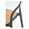 Jídelní židle Ruby, hnědá / černá