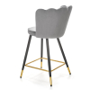 Barová židle Knox, šedá / černá