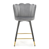 Barová židle Knox, šedá / černá