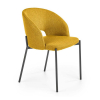 Jídelní židle Alanna, žlutá
