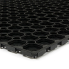 Gumová čisticí rohož Honeycomb 40 x 60 x 1,6 cm, černá