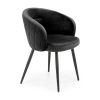 Jídelní židle Meta, černá