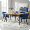 Jídelní židle Meta, modrá
