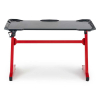 PC stůl Benny, černá / červená