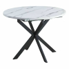 Jídelní stůl Maxwell, mramor / černá