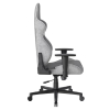 Herní židle DXRacer GLADIATOR, látková, šedá / bílá