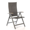 Zahradní polohovací židle Torelo, šedá