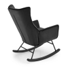 Houpací křeslo Bazalto, černá