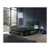 Postel Grace 140 × 200 cm, tmavě zelená