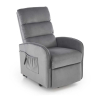 Polohovací křeslo Coney, šedá