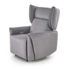 Polohovací křeslo Malone, šedá
