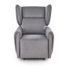 Polohovací křeslo Malone, šedá