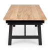 Jídelní stůl Sanger, dub / černá