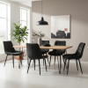 Jídelní židle Daphne, černá
