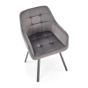 Jídelní židle Greta, šedá