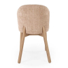 Jídelní židle Yareli, béžová / ořech