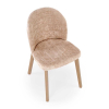 Jídelní židle Yareli, béžová / ořech
