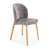 Jídelní židle Yareli, šedá / dub
