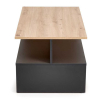 Konferenční stolek Bardia, dub artisan / černá