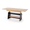Konferenční stolek Celina, dub artisan / černá
