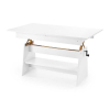 Konferenční stolek Celina, bílá
