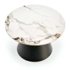 Konferenční stolek Xyla, mramor / černá