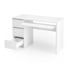 Psací stůl Canley, bílá